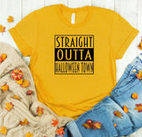 Straight Out of Halloween Town Fall Tee